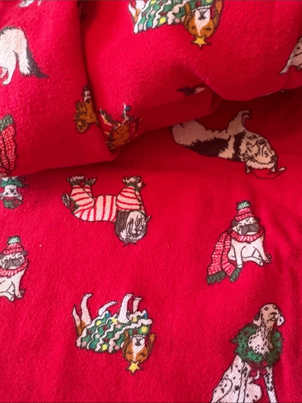 Women’s Red Holiday Animal Print Pajama Pants